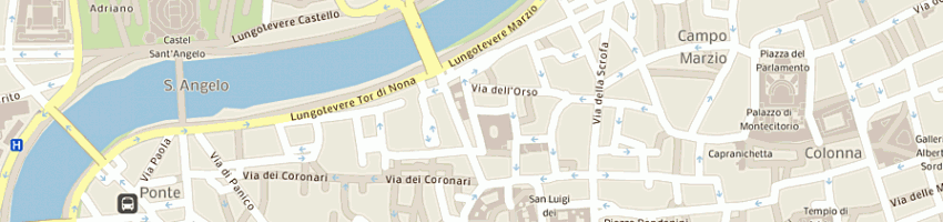 Mappa della impresa il convivio srl a ROMA