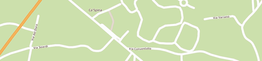Mappa della impresa sarfrutta di saraceno e c snc a RIMINI