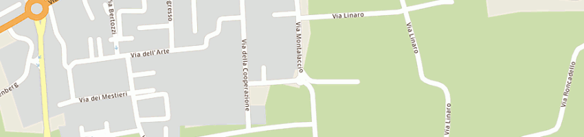 Mappa della impresa la fraternita' soccoopsociale a rl a SANTARCANGELO DI ROMAGNA