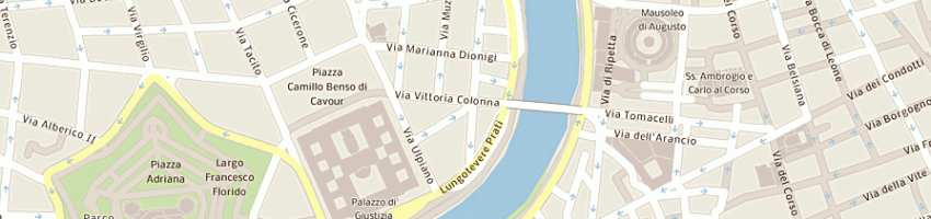 Mappa della impresa iacorossi bar snc a ROMA