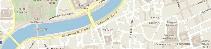 Mappa della impresa triclinium s r l a ROMA