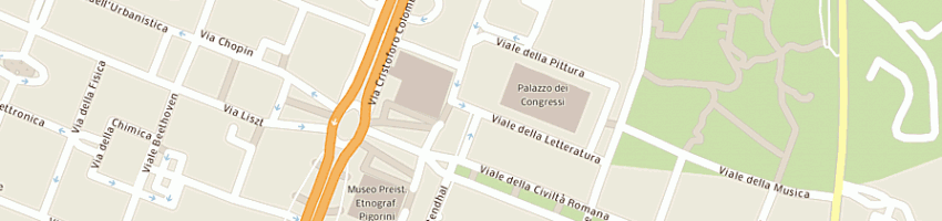 Mappa della impresa e-via spa a ROMA