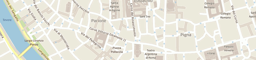 Mappa della impresa casa generalizia padri scolopi a ROMA