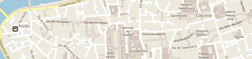 Mappa della impresa la mandorla argenti e cioccolata a ROMA