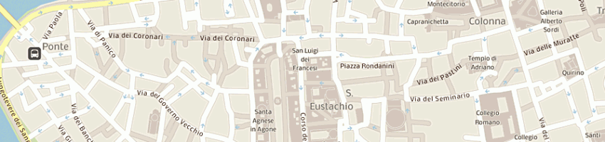 Mappa della impresa centro di produzione spa a ROMA