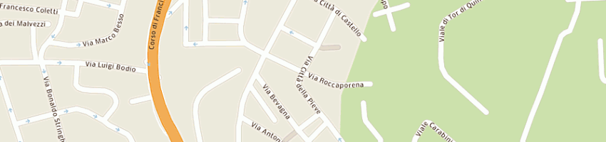 Mappa della impresa offspring sas di ferraguto valerio e c, a ROMA