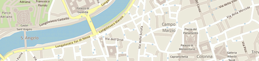 Mappa della impresa hotel due torri a ROMA