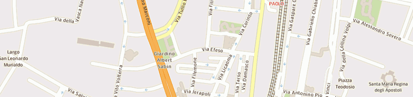 Mappa della impresa leone alberto a ROMA