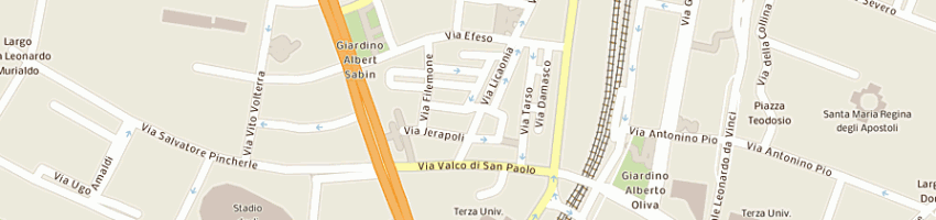 Mappa della impresa sincini guido a ROMA