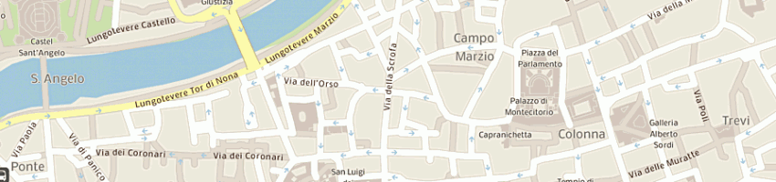 Mappa della impresa caffe portoghesi di cesarini srl a ROMA