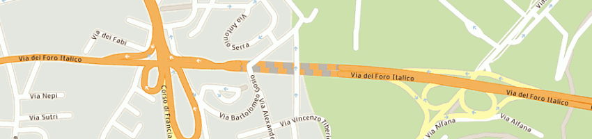 Mappa della impresa yepa srl a ROMA