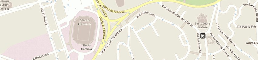 Mappa della impresa orione srl a ROMA