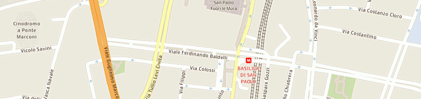 Mappa della impresa caritas italiana a ROMA