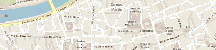 Mappa della impresa cafe' mancini srl a ROMA