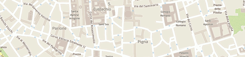 Mappa della impresa hanro italia srl a ROMA
