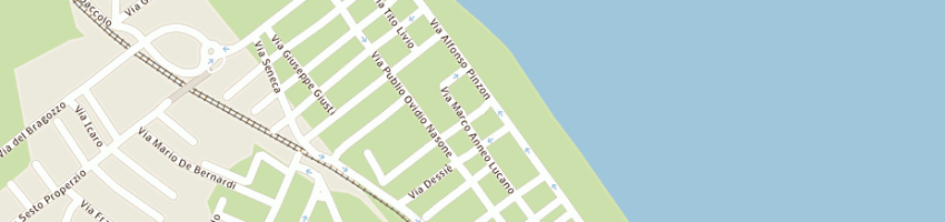 Mappa della impresa ristorante pizzeria da gennaro a BELLARIA IGEA MARINA