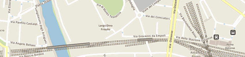 Mappa della impresa carrozzeria boccasanta srl a ROMA