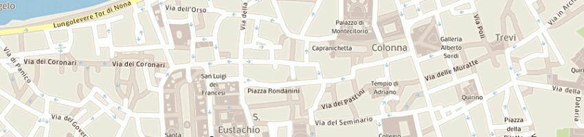 Mappa della impresa la dea della salute srl a ROMA