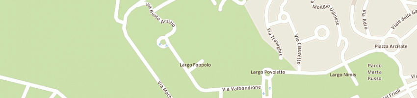 Mappa della impresa scuole pubbliche asili nido comunali a ROMA