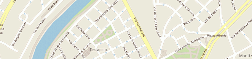 Mappa della impresa il giardino di loto a ROMA