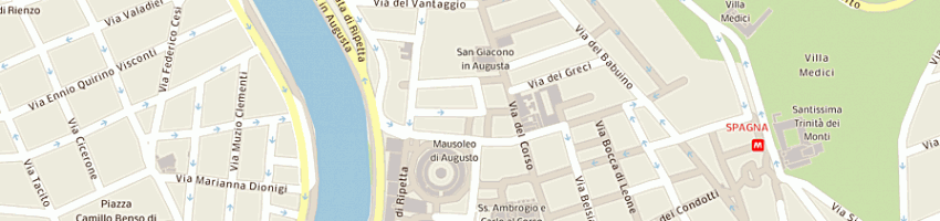 Mappa della impresa violetta boutique srl a ROMA