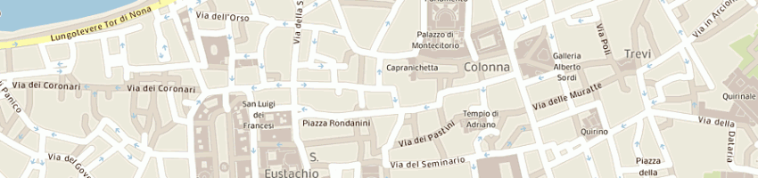 Mappa della impresa new line dorabruschi snc di antonio consoli e c a ROMA