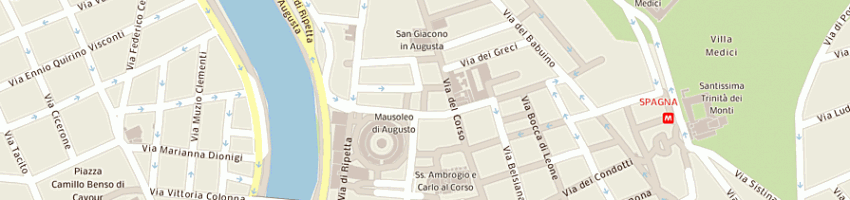 Mappa della impresa amitie' - societa' a responsabilita' limitata a ROMA