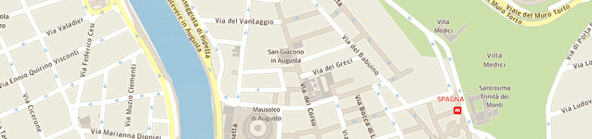 Mappa della impresa ospedale sgiacomo-azusl rm a a ROMA
