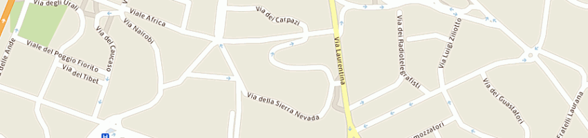 Mappa della impresa life hospital spa a ROMA