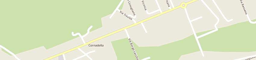 Mappa della impresa sognoflex di astolfi moreno e c sas a SACILE