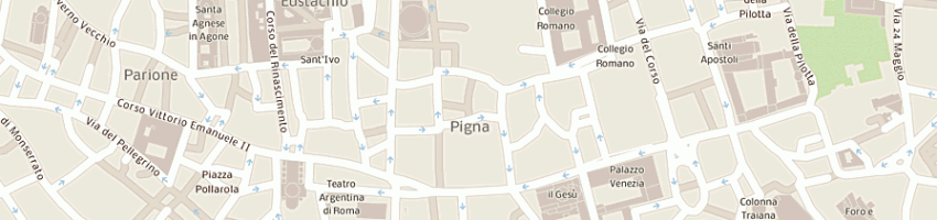 Mappa della impresa l'antico caffe' della pigna snc di silvestri tamara silvestri catia e bucciarelli mirko a ROMA