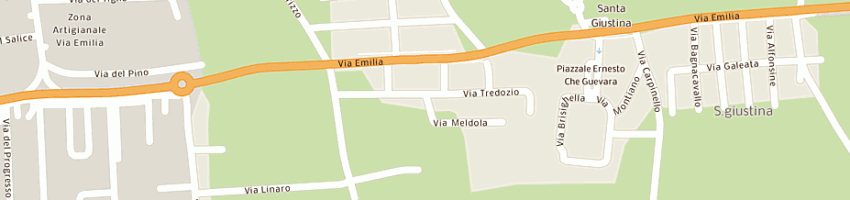 Mappa della impresa casa di riposo davide drudi centralino a MELDOLA