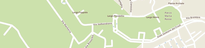 Mappa della impresa spini remo a ROMA