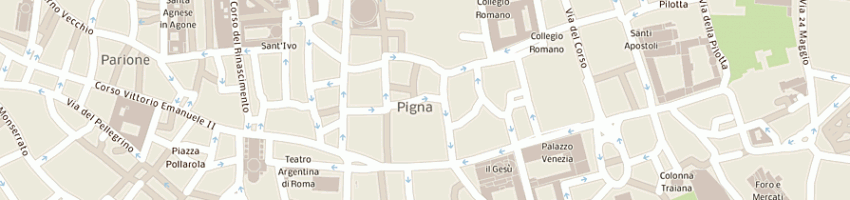 Mappa della impresa auri ars di mgossi e csas a ROMA
