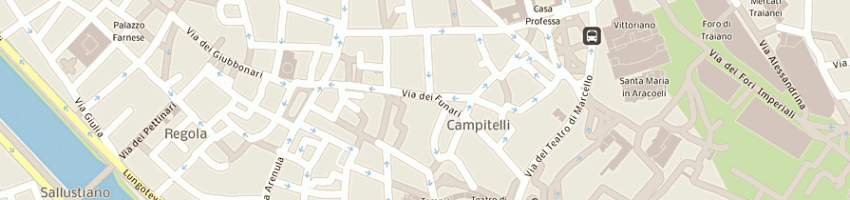 Mappa della impresa di fiore gino a ROMA
