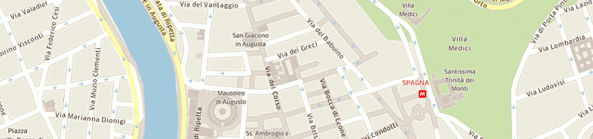 Mappa della impresa tato di ofelia lo sardo a ROMA