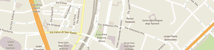 Mappa della impresa mcm di marco cocorocchio e c snc a ROMA