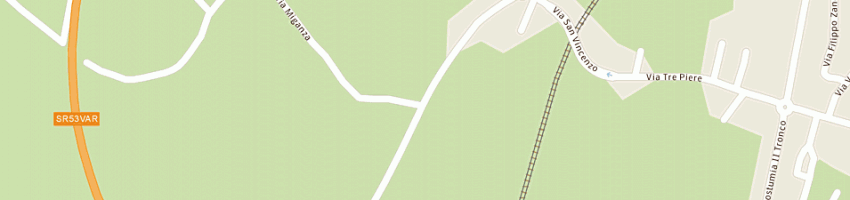 Mappa della impresa bar crestani eugenio a ODERZO