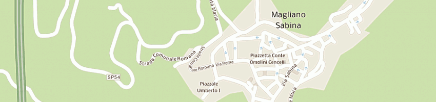 Mappa della impresa b e f rappresentanze srl a MAGLIANO SABINA