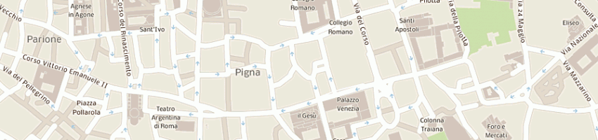 Mappa della impresa curia generalizia della congrbenedettina silvestrina a ROMA