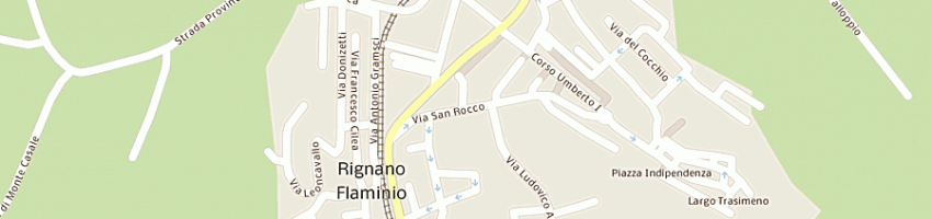 Mappa della impresa sale e pepe sas di tomini carlo e c a RIGNANO FLAMINIO