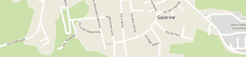 Mappa della impresa pizzinato zava adelina a GAIARINE