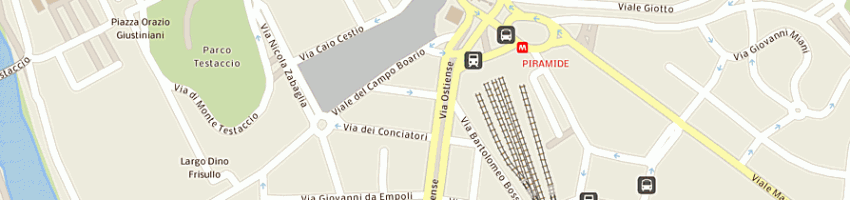 Mappa della impresa pallotta mario a ROMA
