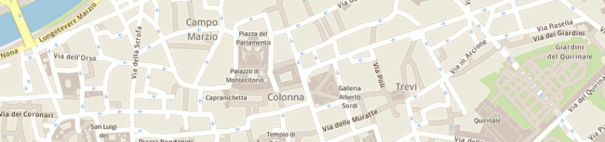 Mappa della impresa santandrea immobili di prestigio a ROMA