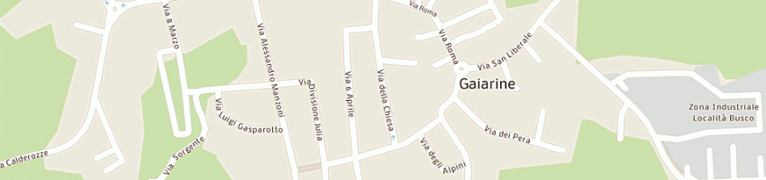 Mappa della impresa pin service srl a GAIARINE