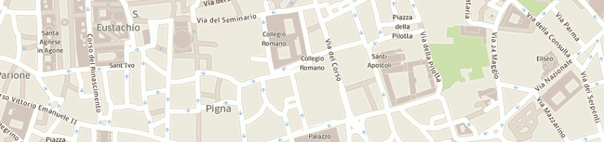 Mappa della impresa the anglican centre in rome a ROMA