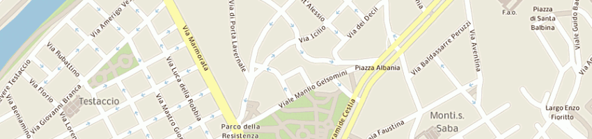 Mappa della impresa lacab comunicazione srl a ROMA