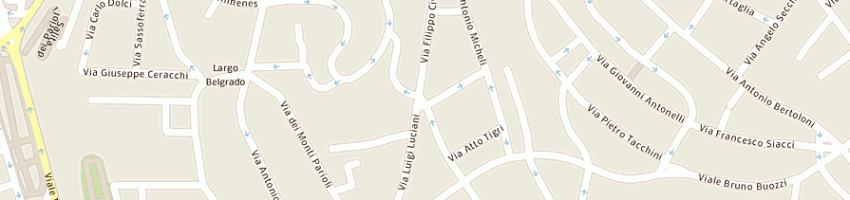 Mappa della impresa hotel polo a ROMA