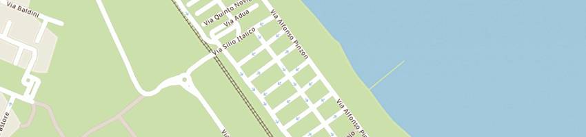 Mappa della impresa albergo sirena di dellachiesa alessandra a BELLARIA IGEA MARINA