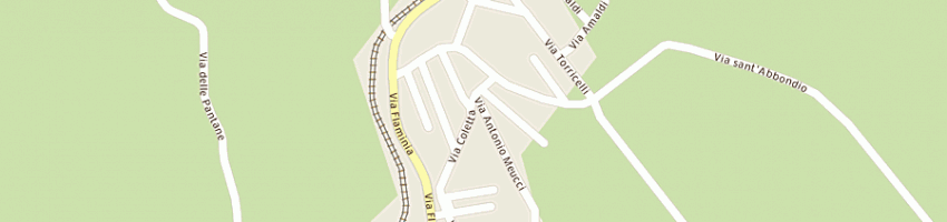 Mappa della impresa soratte srl a RIGNANO FLAMINIO